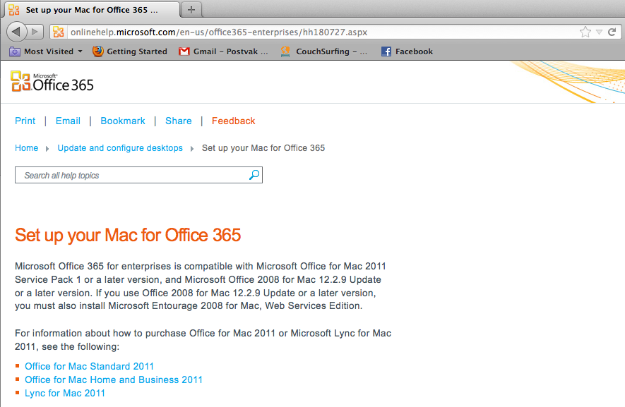 microsoft ofice for mac, 2011, compatibility