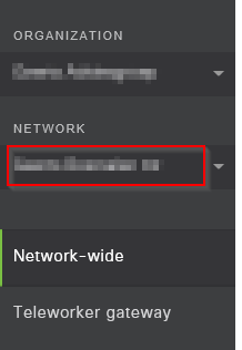 meraki-network-select